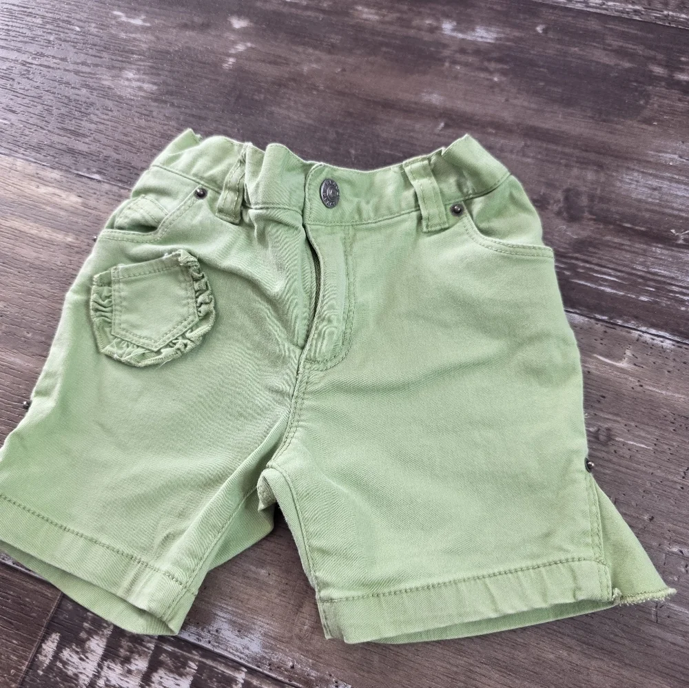 The Children's Place Light Green Kids Shorts